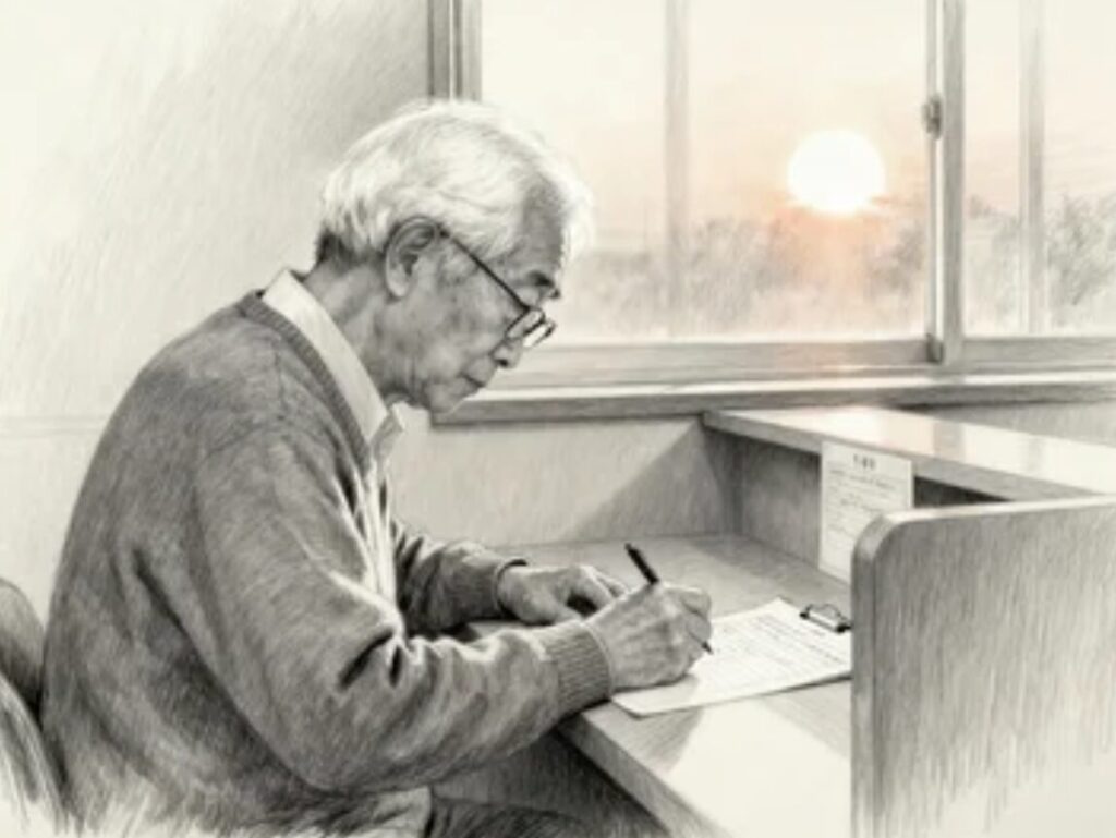 戸籍を請求　老紳士