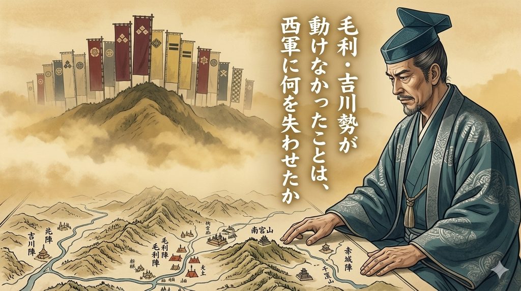 毛利・吉川勢が動けなかったことは、西軍に何を失わせたか